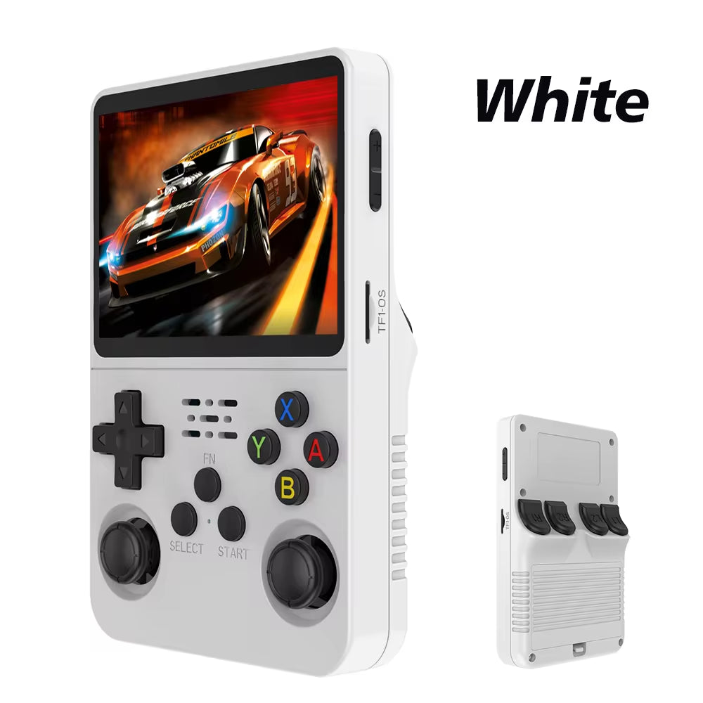 R36S Retro Handheld Video Game Console with Linux System, 3.5-Inch IPS Screen, R35S Pro Portable Video Player, 64GB Preloaded Games