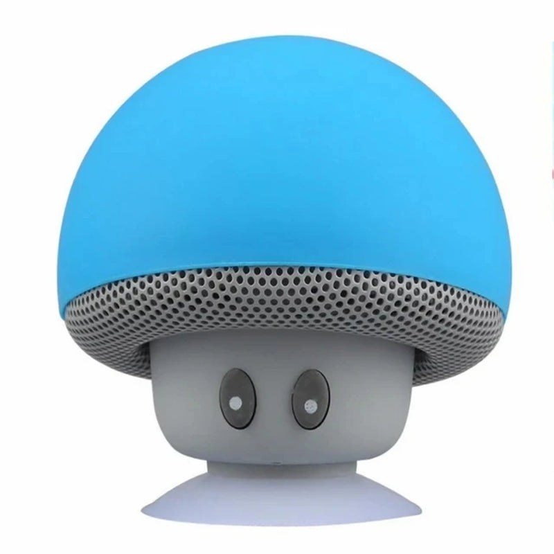 Portable Waterproof Bluetooth Speaker with Cute Cartoon Mushroom Design for iPhone and Xiaomi