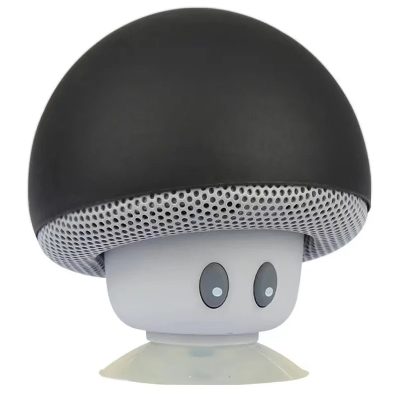 Portable Waterproof Bluetooth Speaker with Cute Cartoon Mushroom Design for iPhone and Xiaomi